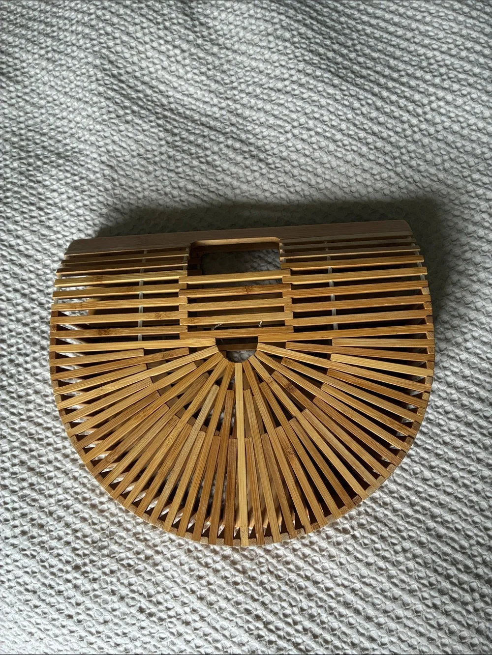 Miuco Womens Bamboo Handbag Handmade Beach Purse - Picture 4 of 7
